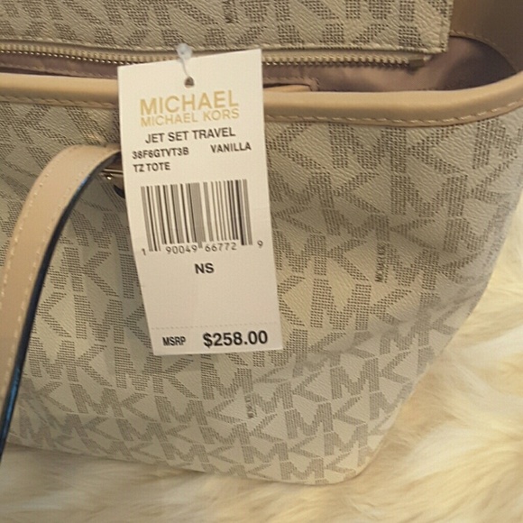 Michael kors jet set travel tote vanilla - Picture 5 of 7